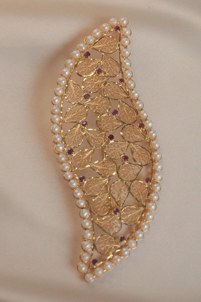 Ruby Filigree Classic brooch