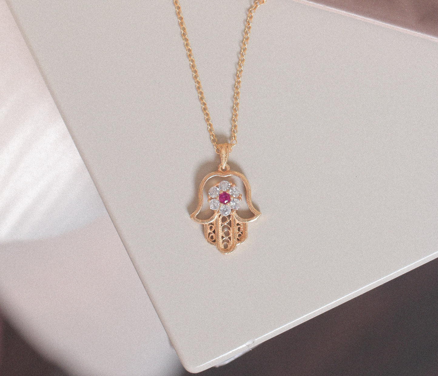 Zahra Hamsa Pendant