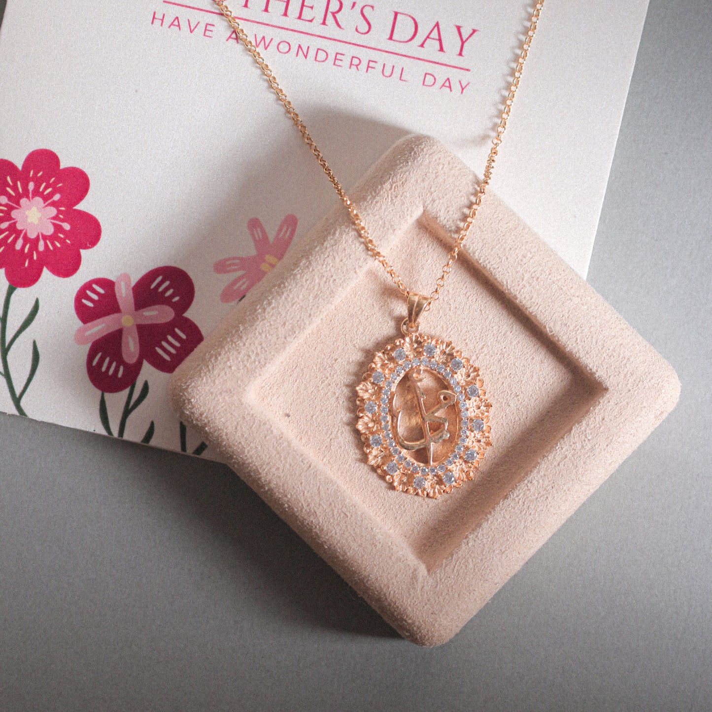 Mothers Day Oval Pendant