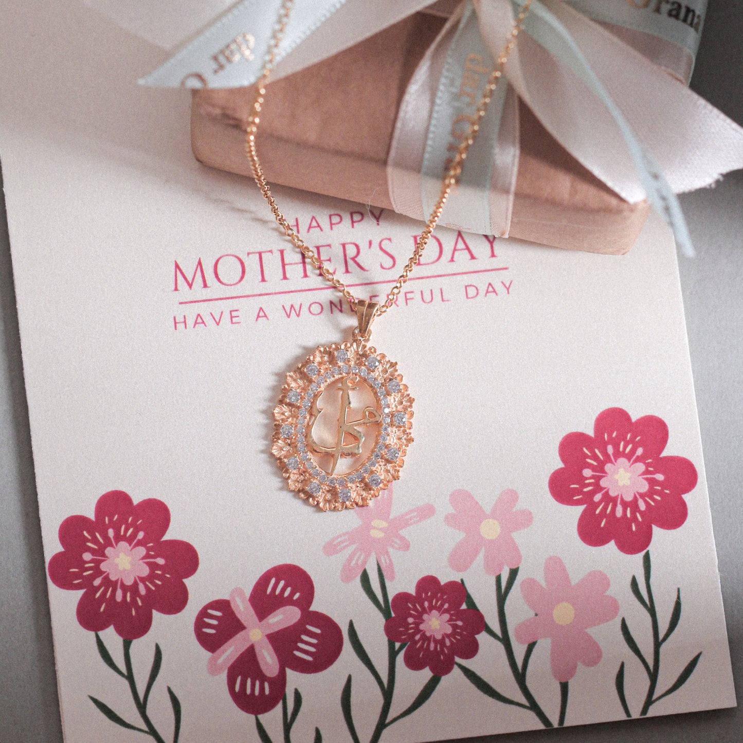 Mothers Day Oval Pendant