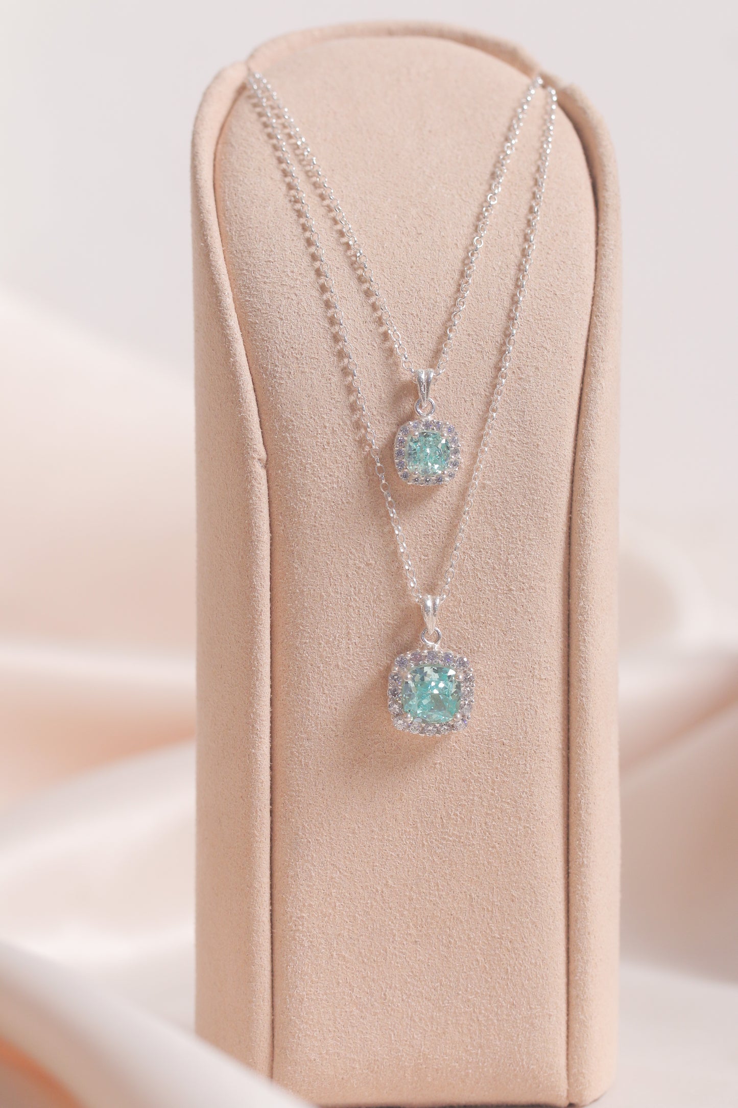 Big Halo Paraiba Summer Pendant