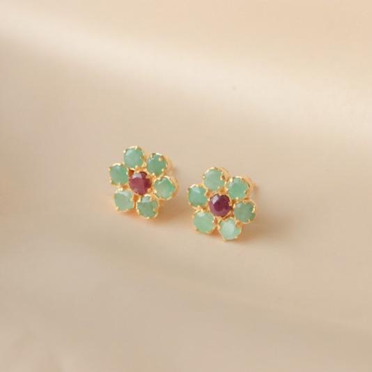 Sunshine Emeralds Earrings