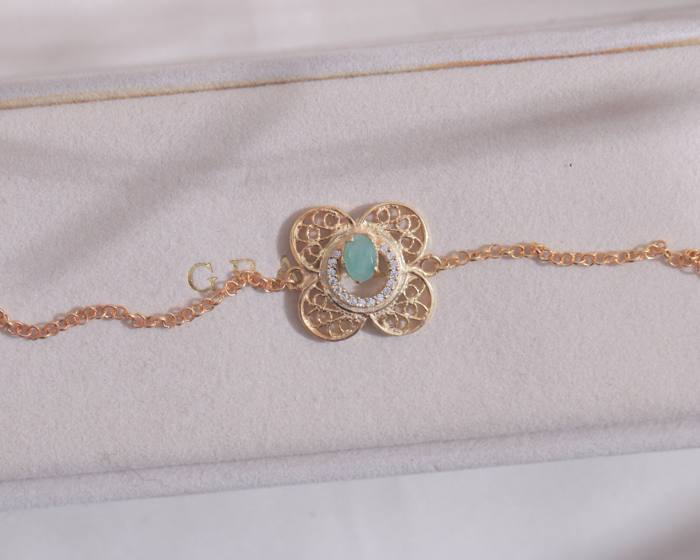 Clover & Emeralds Bracelet